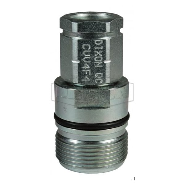 DQC CVV European Interchange Female Plug, 1-11 Nominal, Female BSPP, Steel